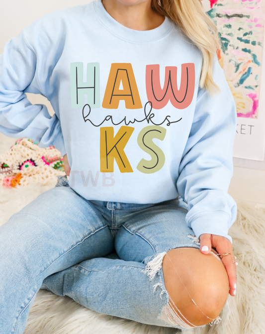 Hawks Crewneck - Gildan